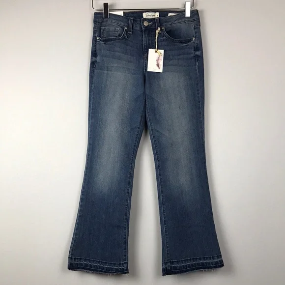 Jessica Simpson Jeans Jessica Simpson Cherish Cropped Flare Sz